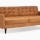 eliot leather sofa santiago camel