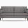 braxton loveseat taylor felt grey