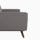 hopson loveseat taylor felt grey