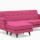 hughes reversible sectional key largo bubblegum
