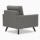 hopson apartment chair taylor felt grey