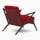 soto concave arm chair key largo ruby