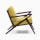 soto concave arm chair taylor golden