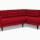 eliot apartment sectional with bumper key largo ruby