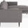 serena sectional taylor felt grey