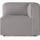 logan corner chair taylor felt grey