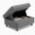 hopson storage ottoman taylor felt grey