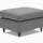 eliot storage ottoman taylor felt grey