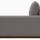 holt single arm chair taylor felt grey