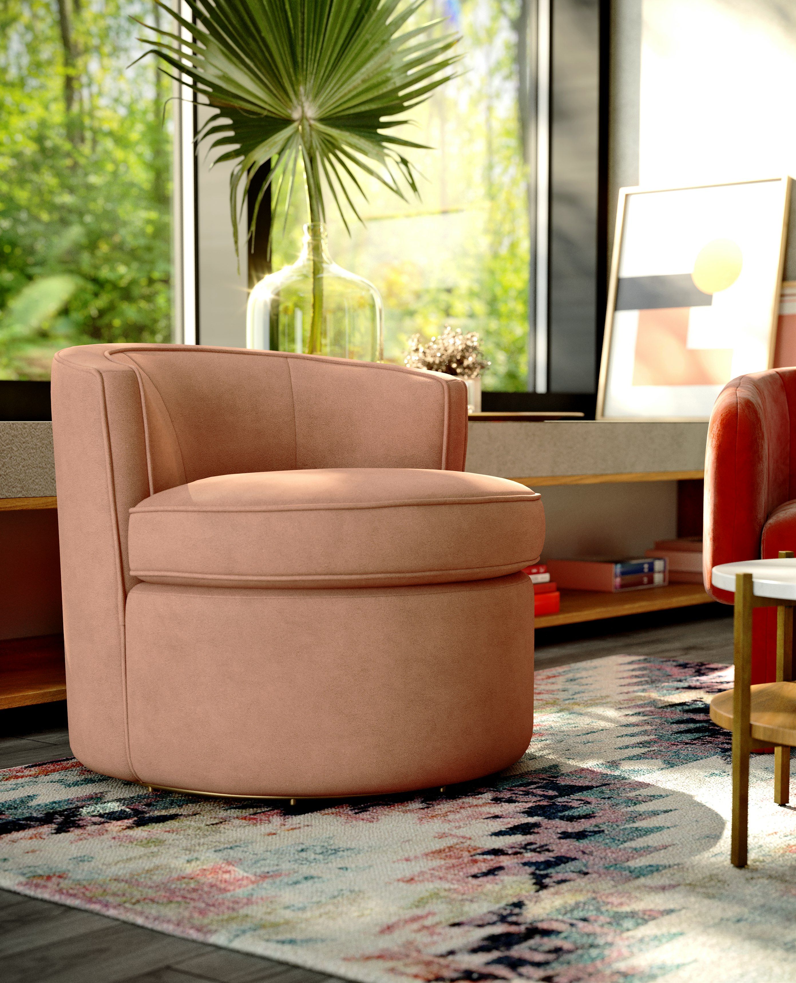 Mid Century Modern Swivel Chairs Joybird