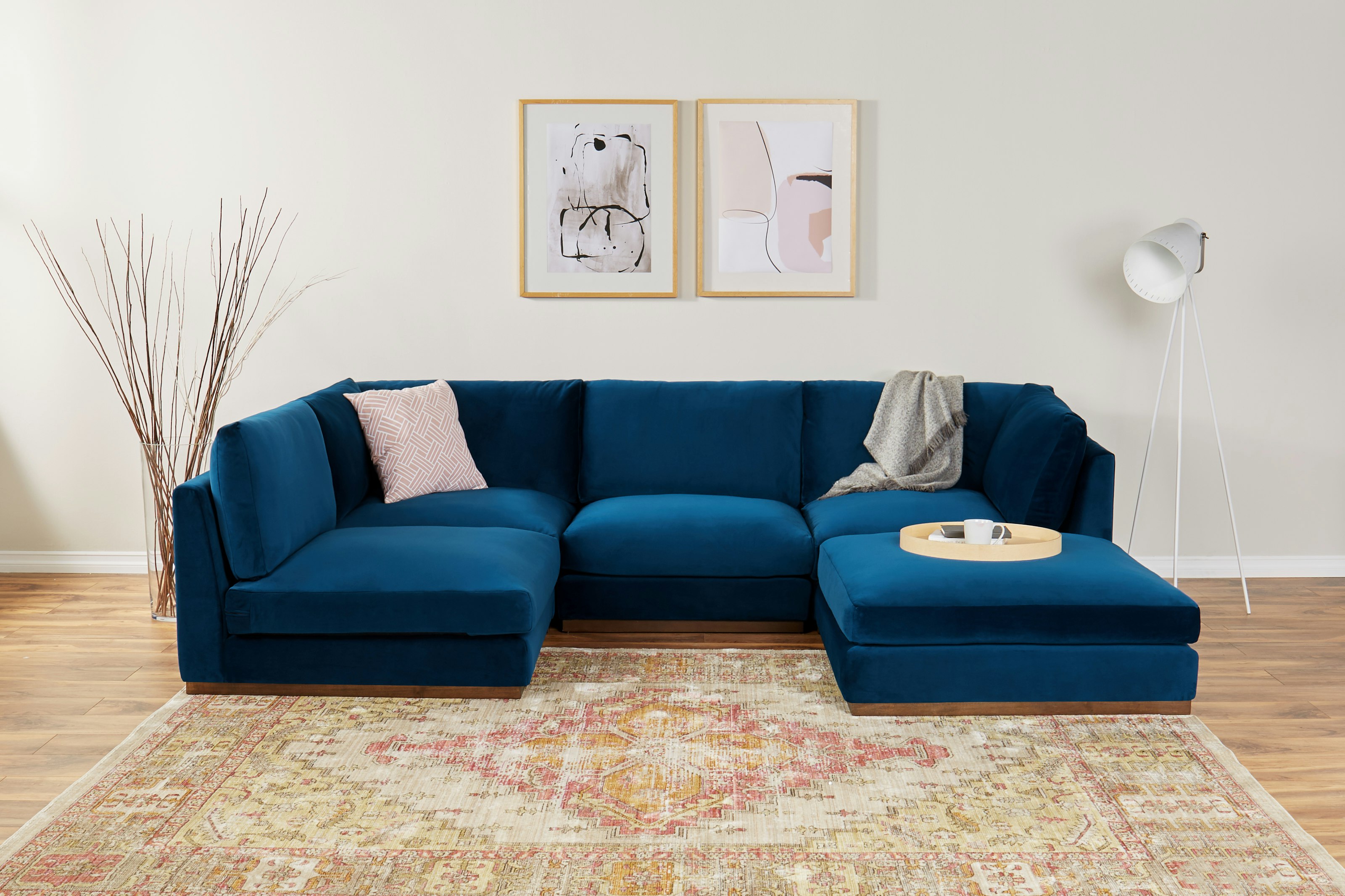 Holt Armless USofa Sectional (5 piece) Joybird